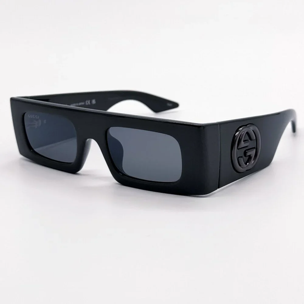 NEW GUCCI SUNGLASSES GG1646S 006 GRAY UNISEX EYEWEAR GUCCI - Picture 3 of 10